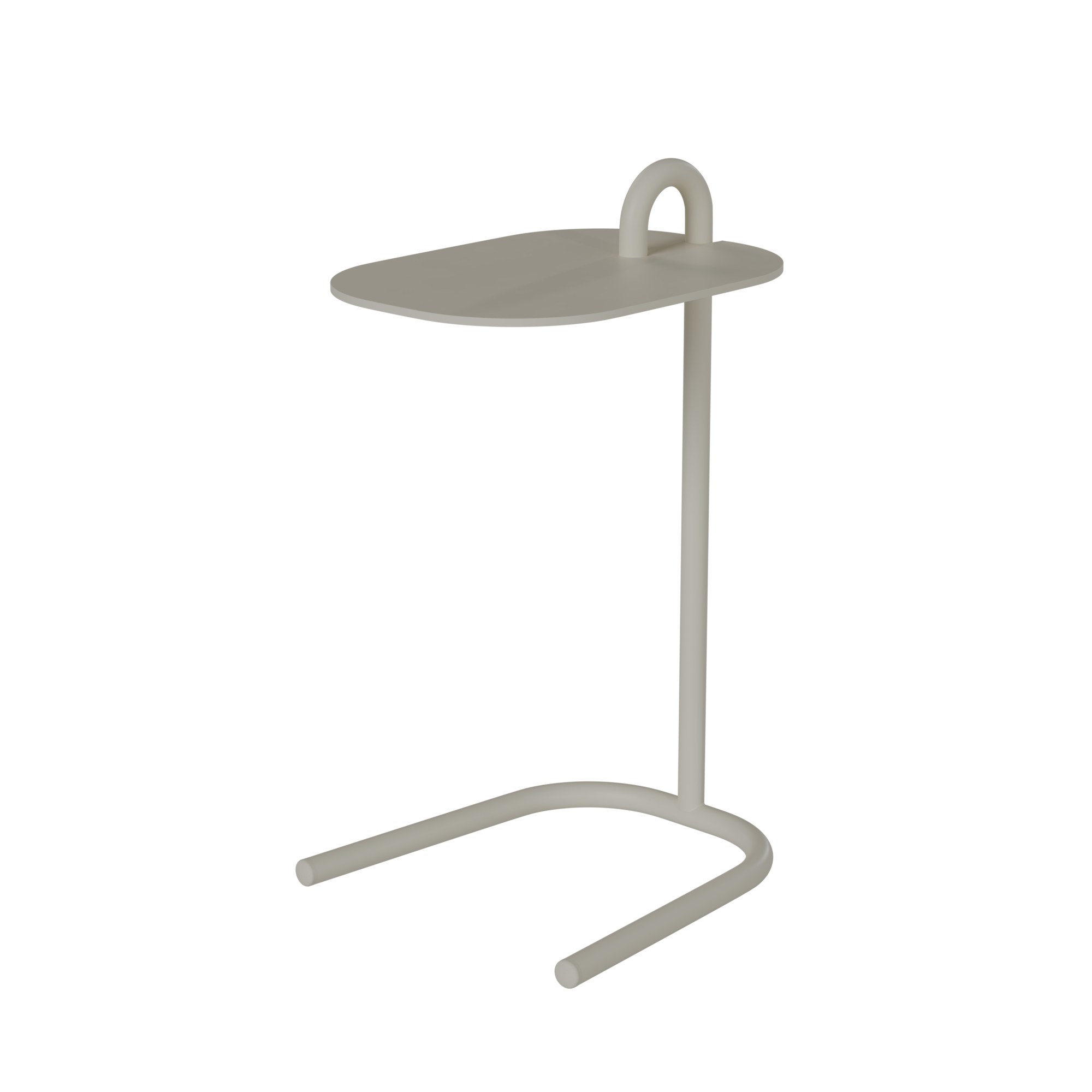 Stand by Me Steel bijzettafel (49cm hoog) - RAL1013 Pearl White