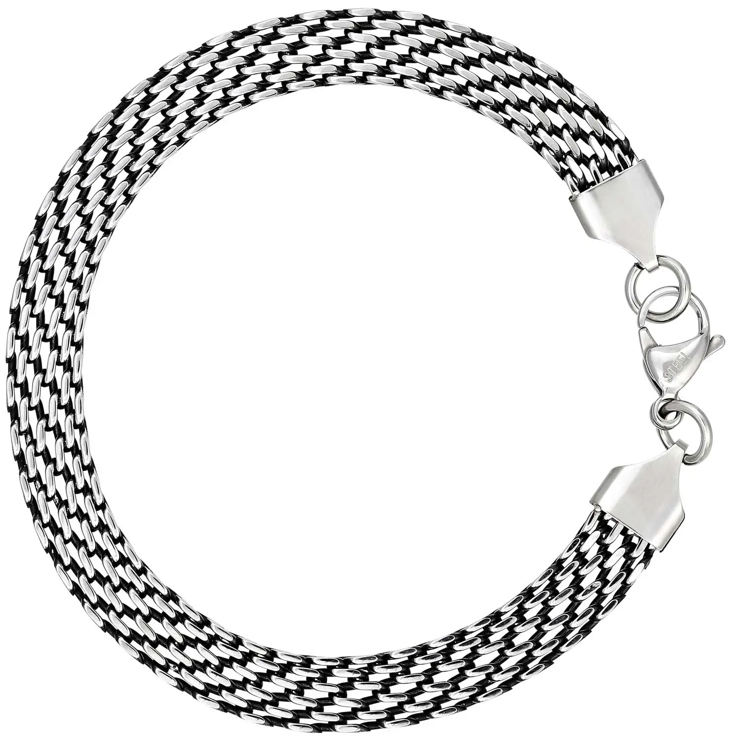 Herren Armband - Bold Silver