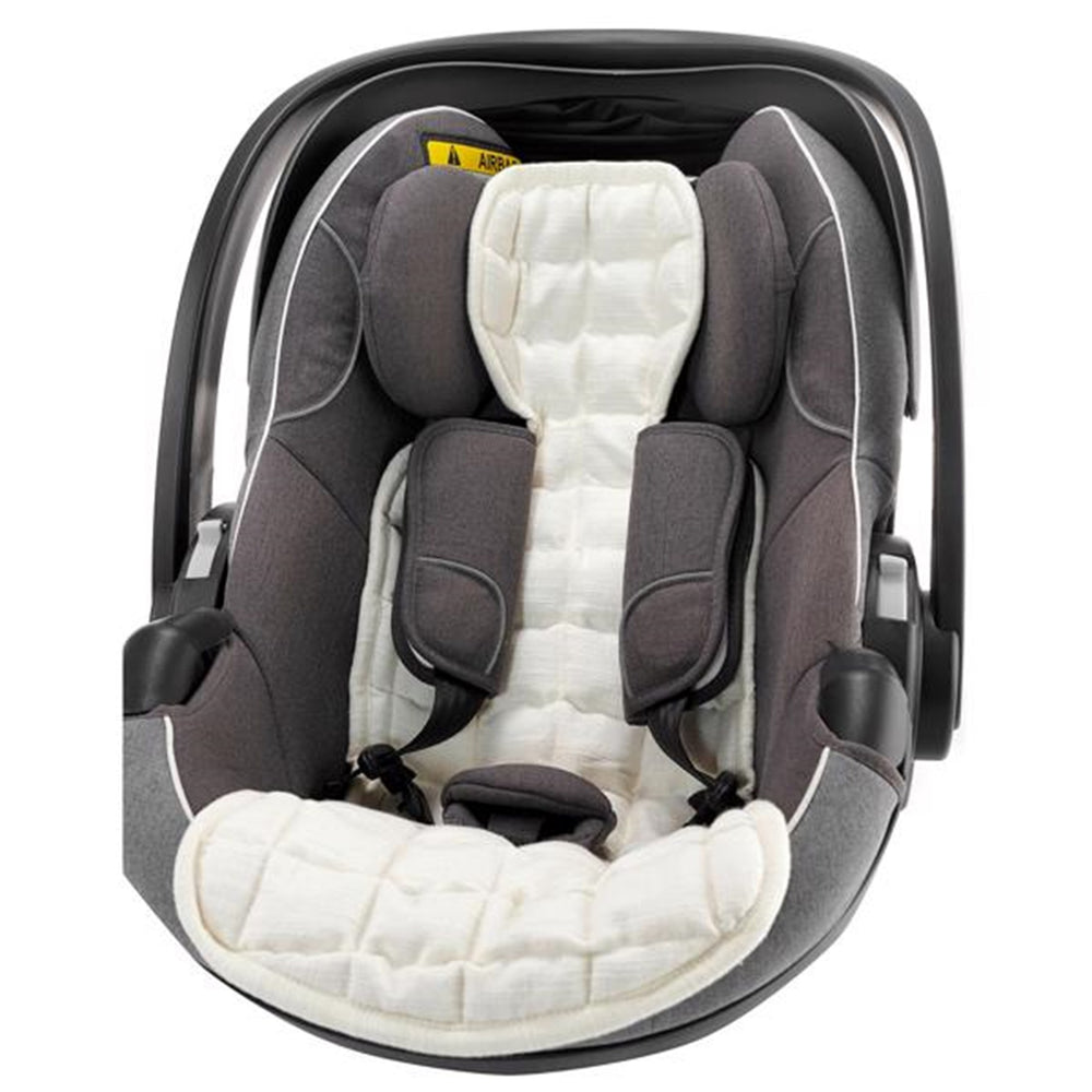 Organic Autostol Hynde Soft Beige - Cocoon → Luksusbaby.dk