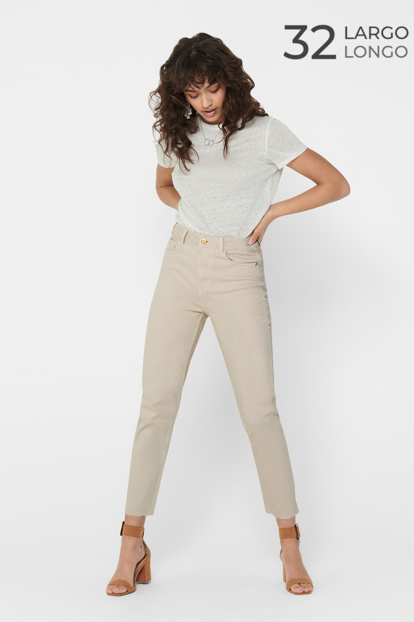 calça jeans reta