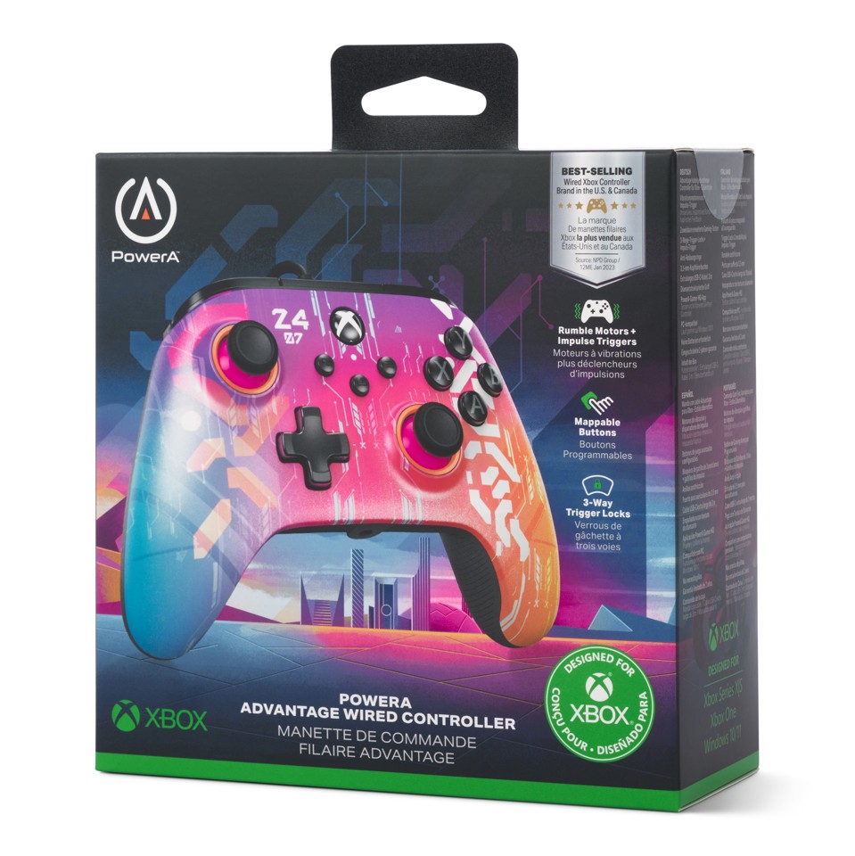 PowerA Enhanced Wired Controller - Cyber Style (Xbox X/S)