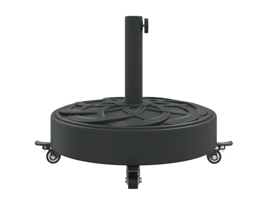 VIDAXL - Accessoire parasol Base de parasol avec roues pour mâts ø38 / 48 mm 27 kg rond