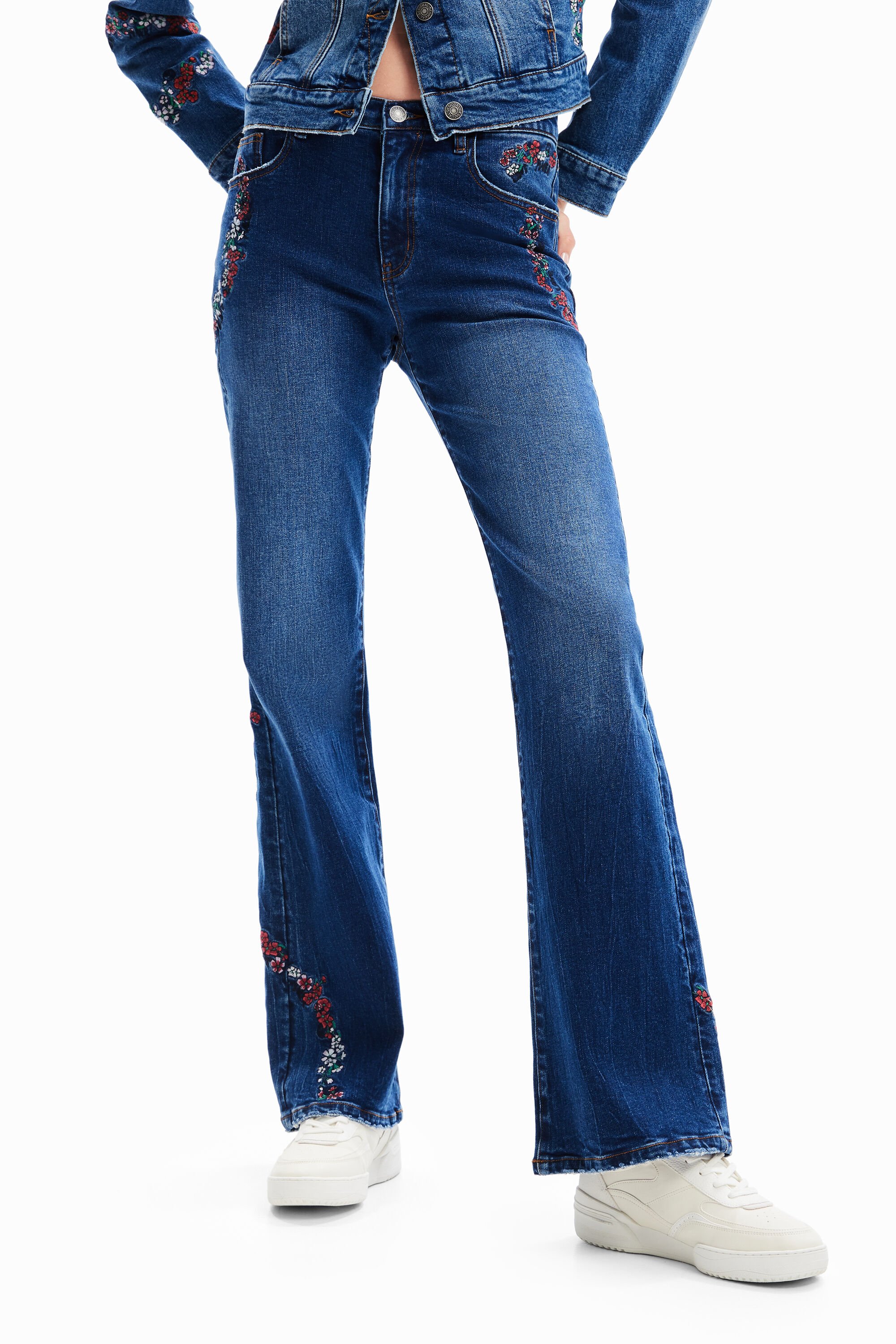 Jean wide leg flare
