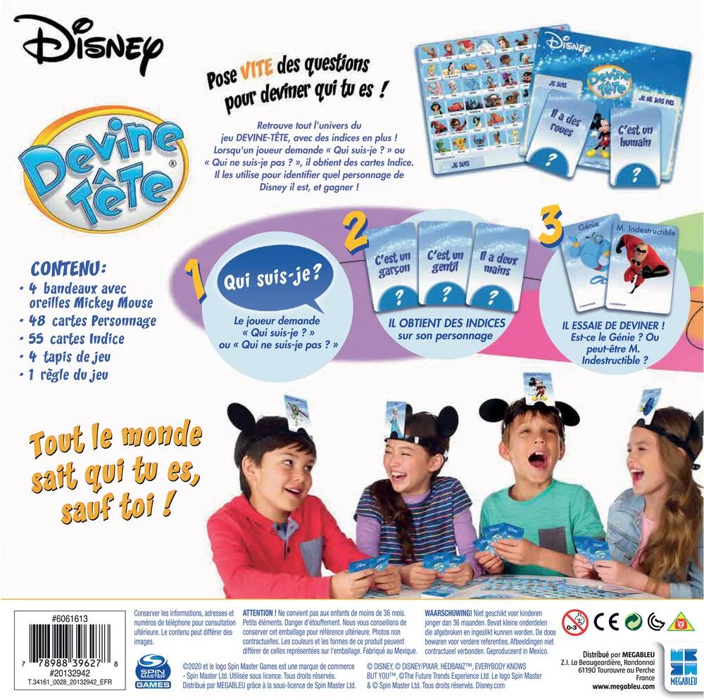 DEVINE TETE DISNEY