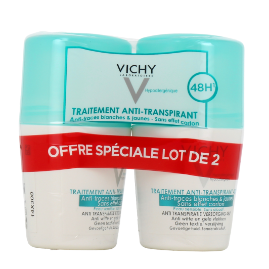 Déodorant anti-transpirant anti-traces 48h Vichy