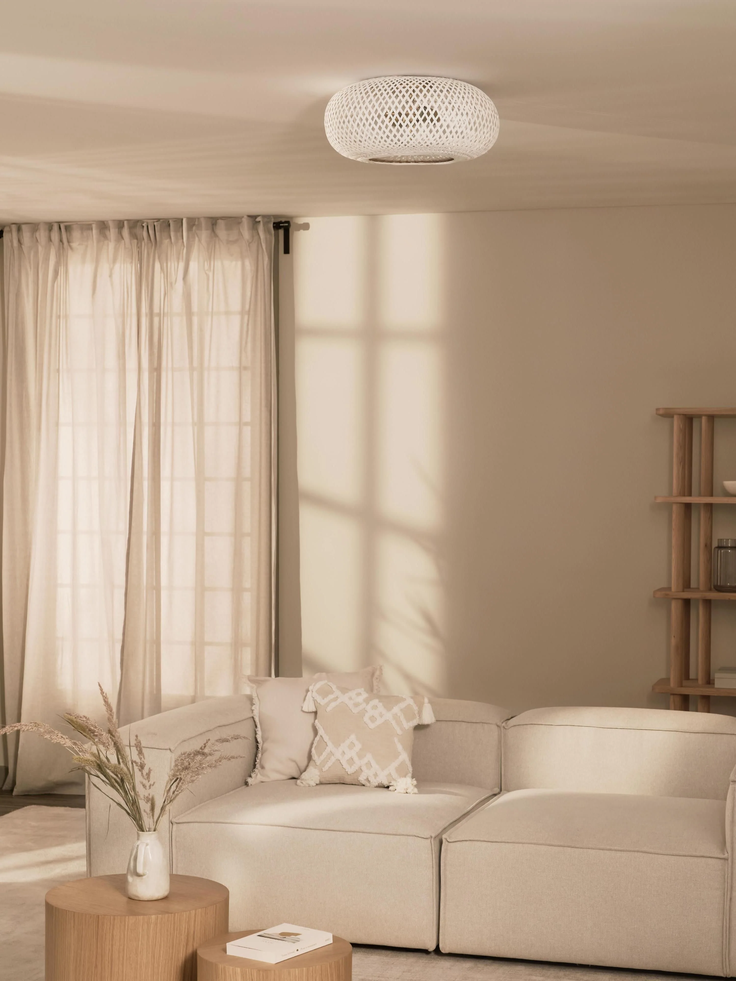 Design plafondlamp Evelyn van bamboehout
