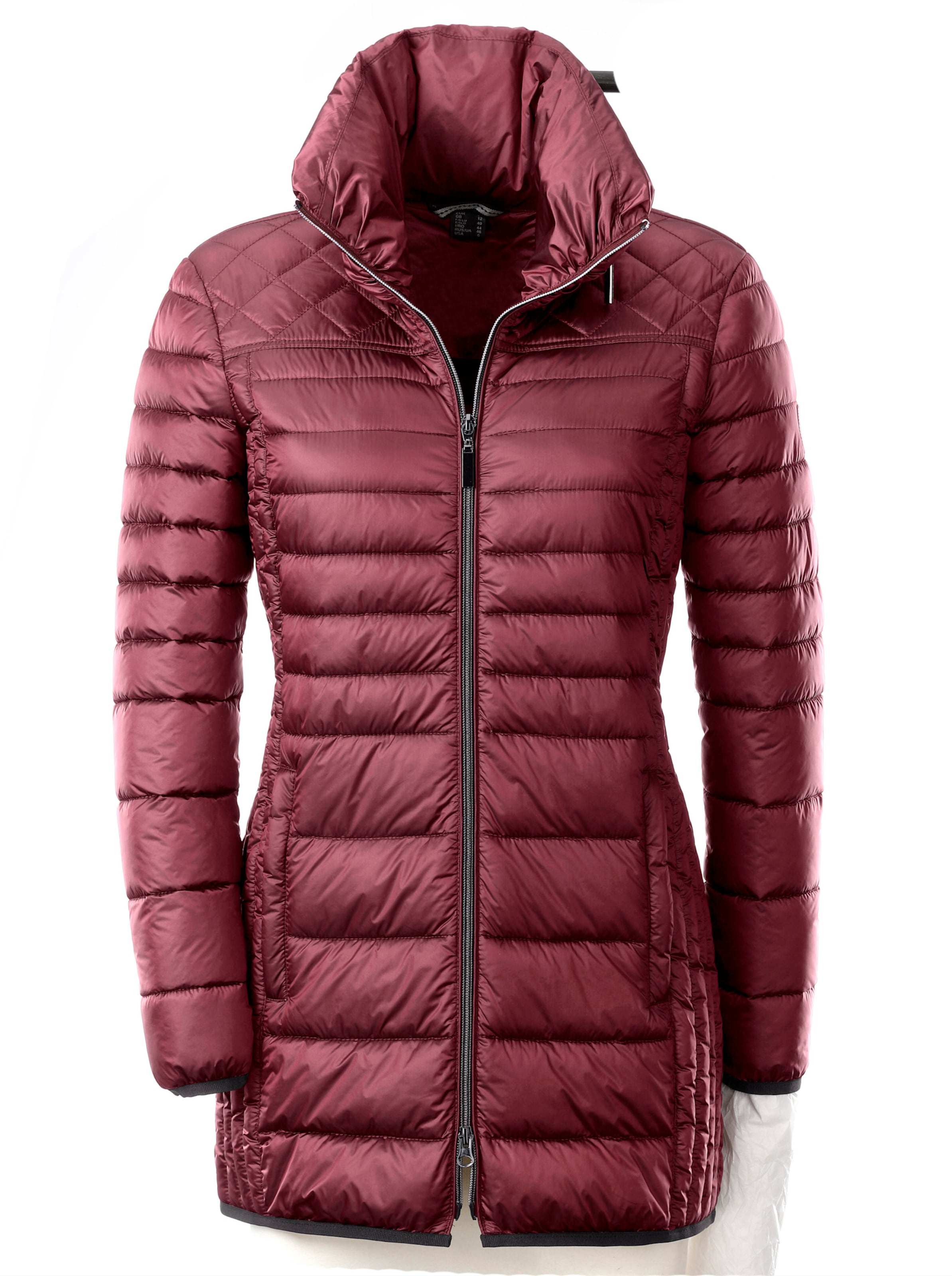 Steppjacke in bordeaux