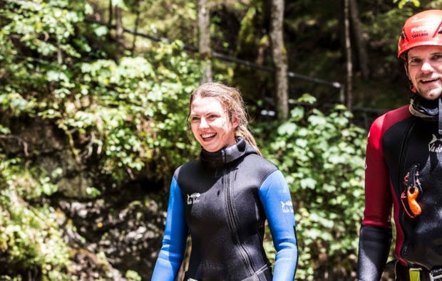 Canyoning Basis Tour in Sonthofen als Geschenkidee