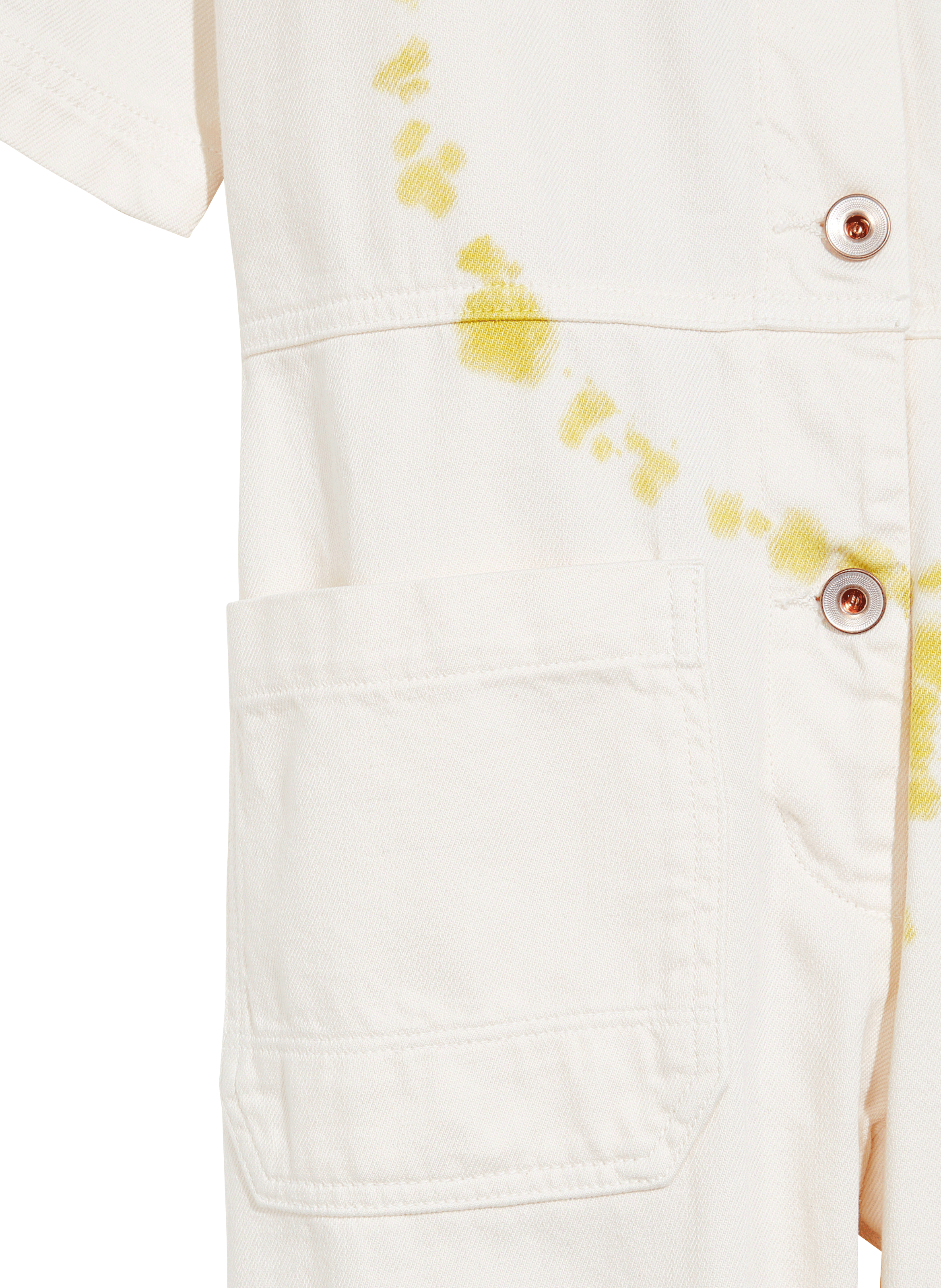 PLAYER - Combinaison col classique en coton | Beige