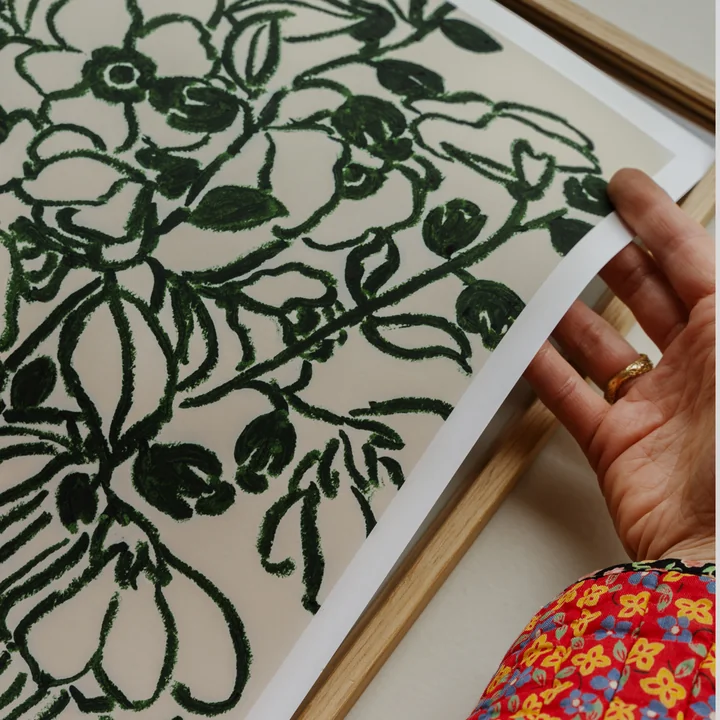 The Poster Club - Poppy Studies I von Anine Cecilie Iversen, 40 x 50 cm