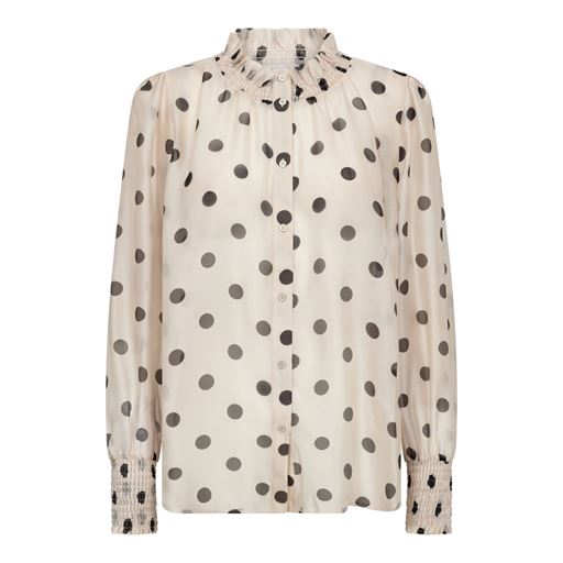 Co'Couture DrewCC Dot Skjorte, Black, L