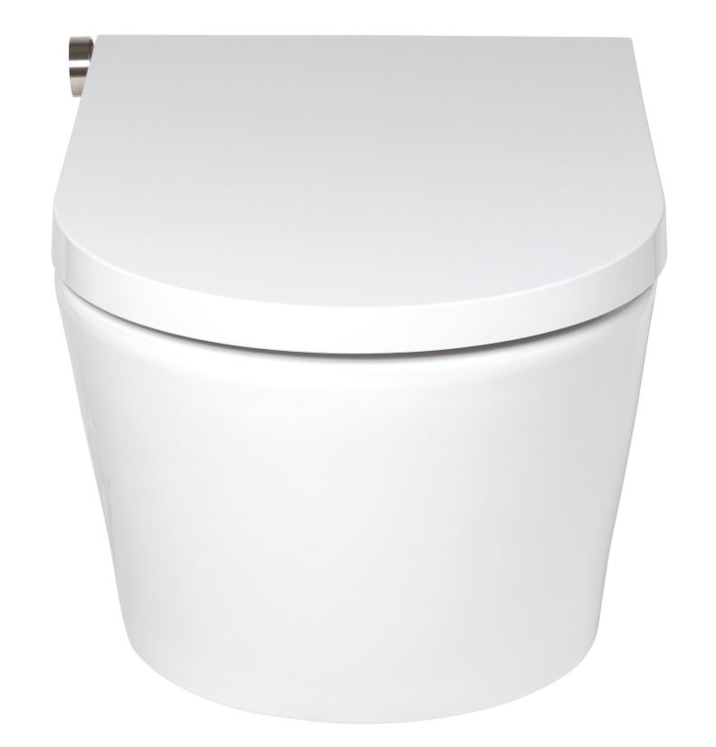 Rapowash douche wc luxe wit randloos toilet met bidetsproeier