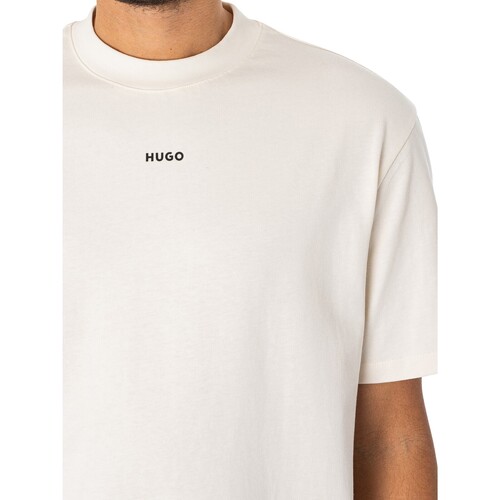 BOSS - Camiseta Dapolino Blanco
