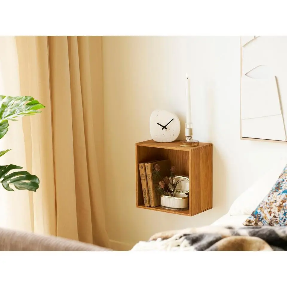 Hioshop Mina wandkast 1 plank eiken