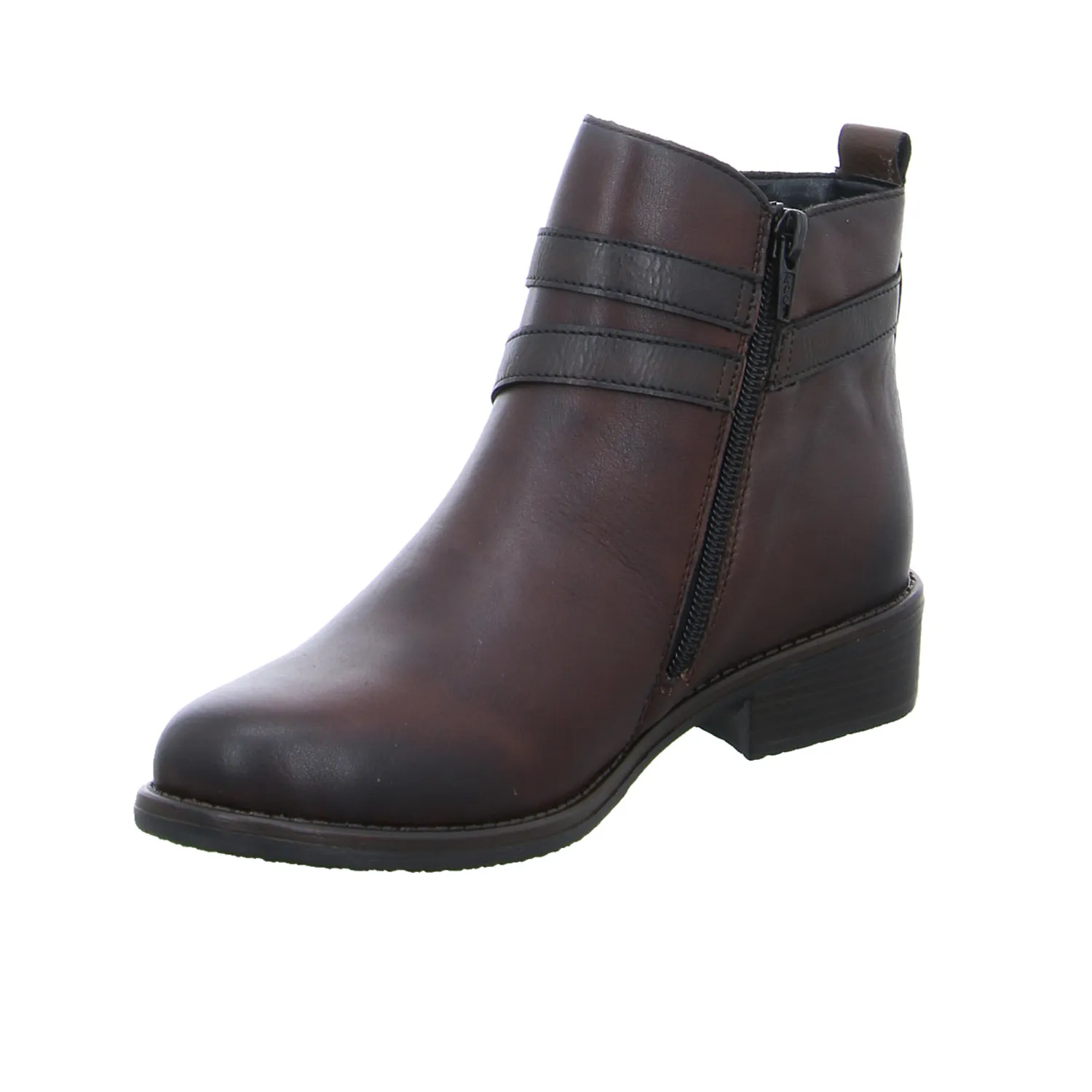 REMONTE Boot Braun Leder