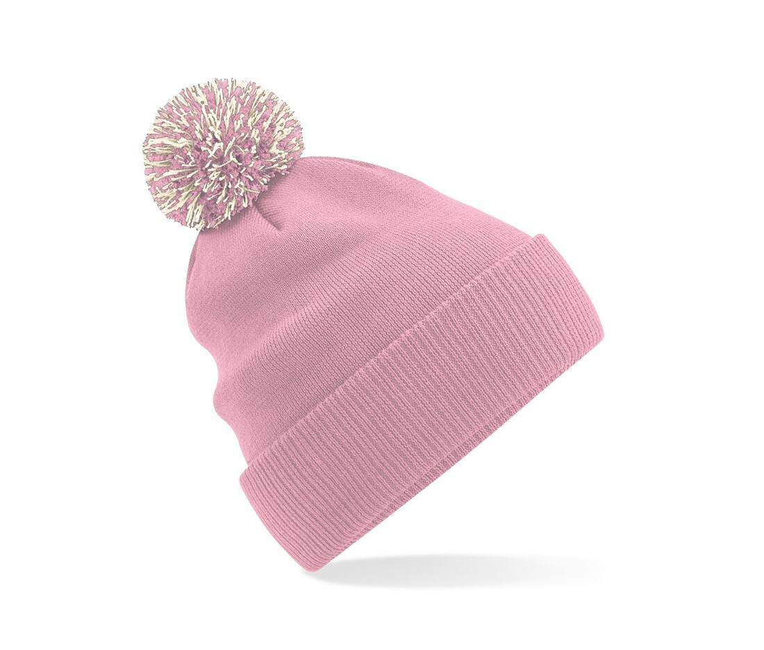 Beechfield BF450 - Bonnet Tendance avec Pompom Bicolore