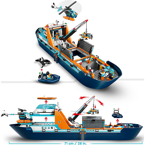 LEGO® City Polarudforskningsskib 60368