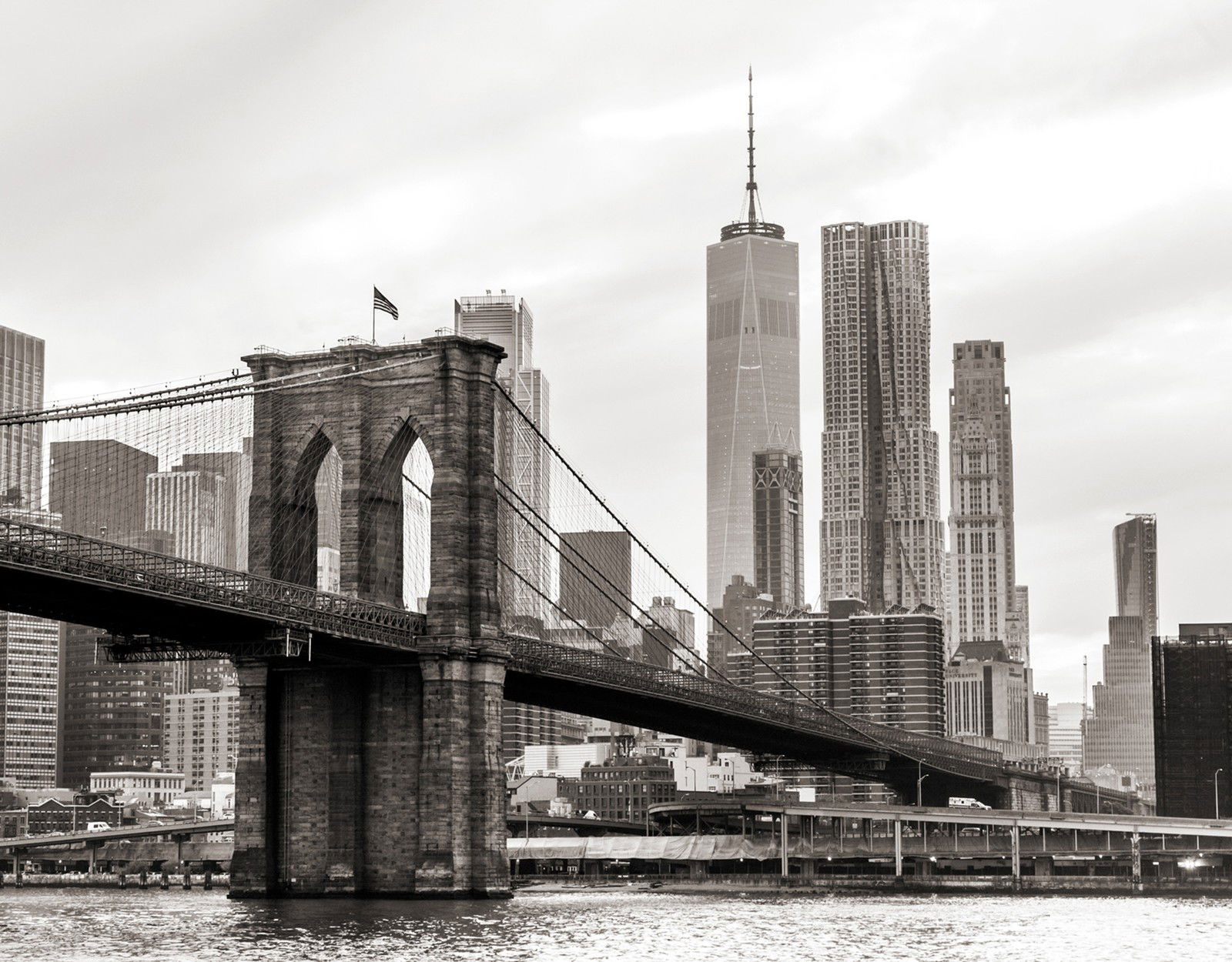 Brooklyn Bridge by Classic Collection III - Darlings - Small Limited Edition. 30x40.