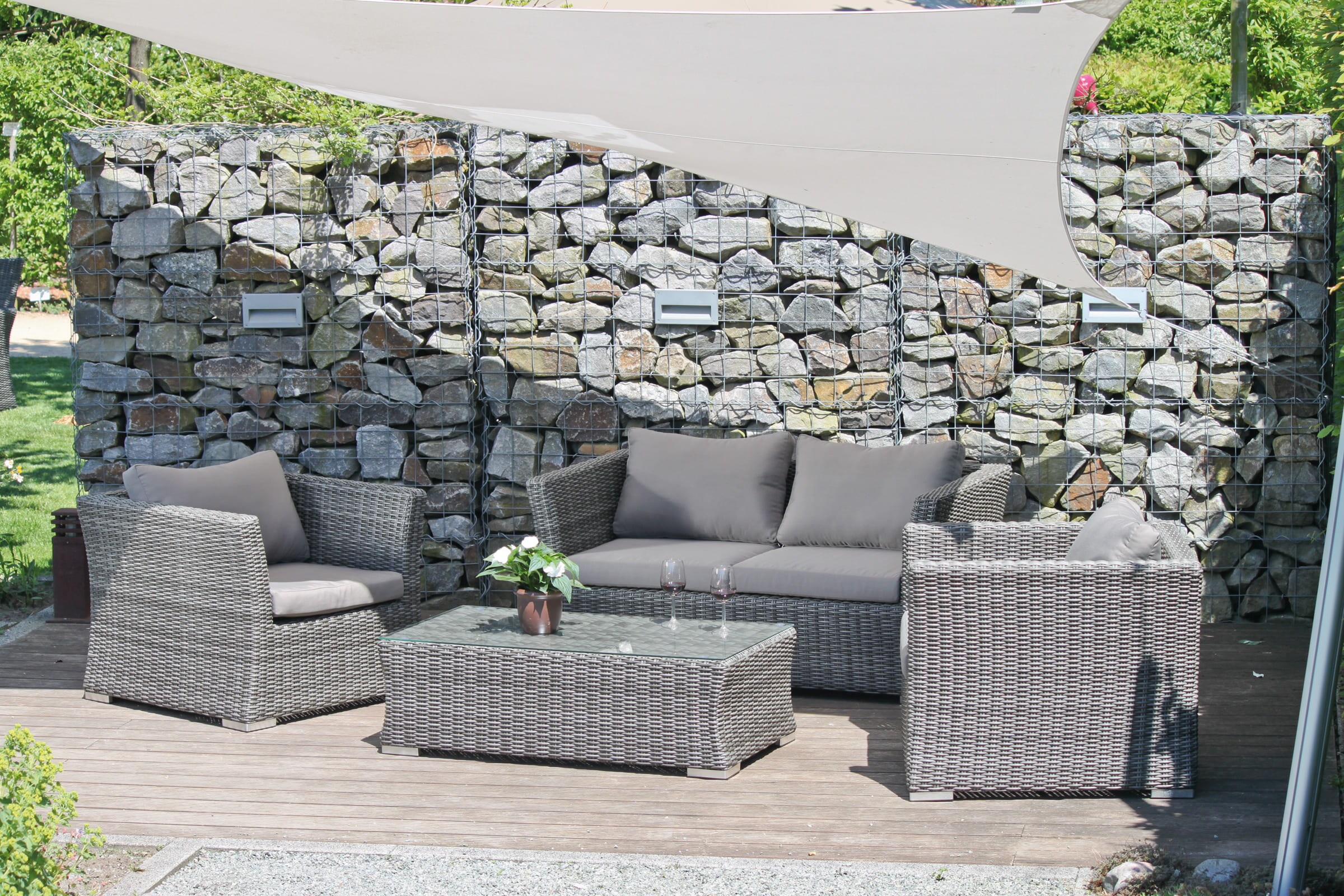 Garden Pleasure Loungegruppe Avila, 4-tlg.