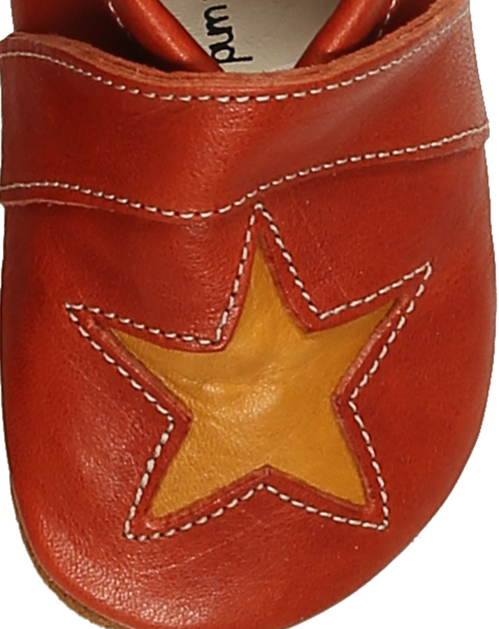 Krabbelschuhe STELLA in ziegel
