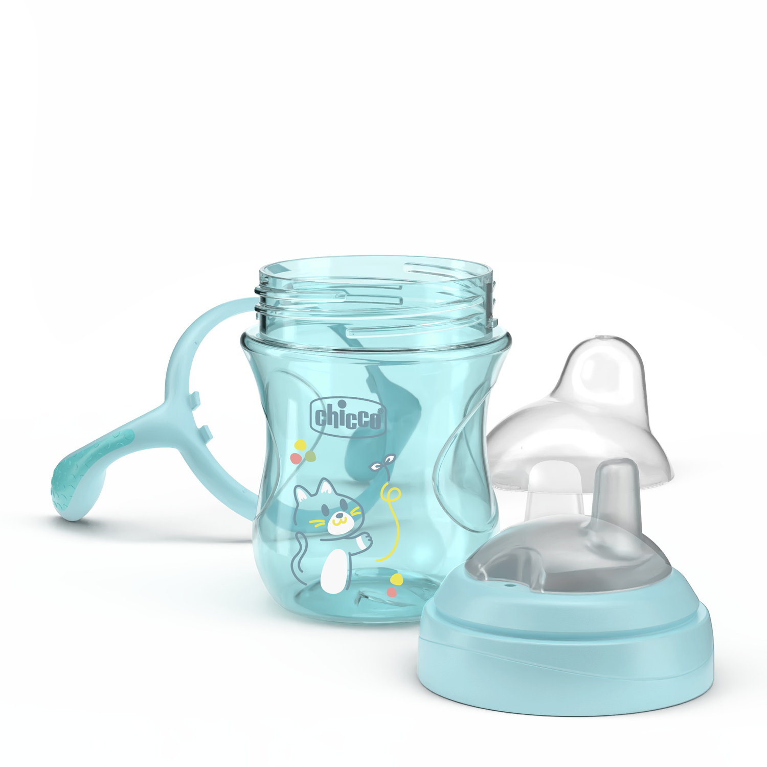 CHICCO TRANSITION Cup<br>1 Stück, Blue 4m+