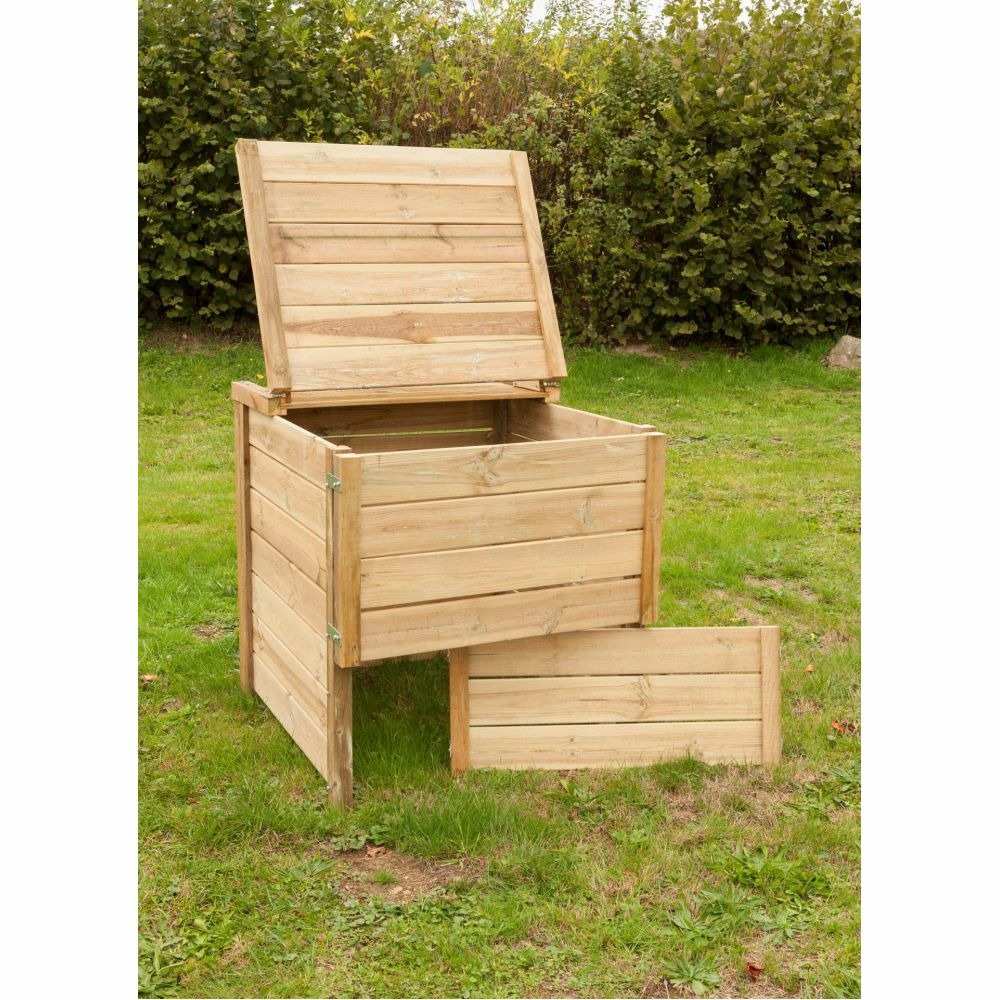 Composteur de jardin 650 litres douglas du morvan