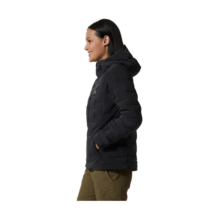 Mountain Hardwear Stretchdown Hoody Jacket Women Dark Storm Heather