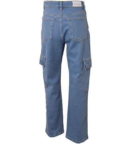 Hound Jeans - Cargo - Wide - Blåe Denim
