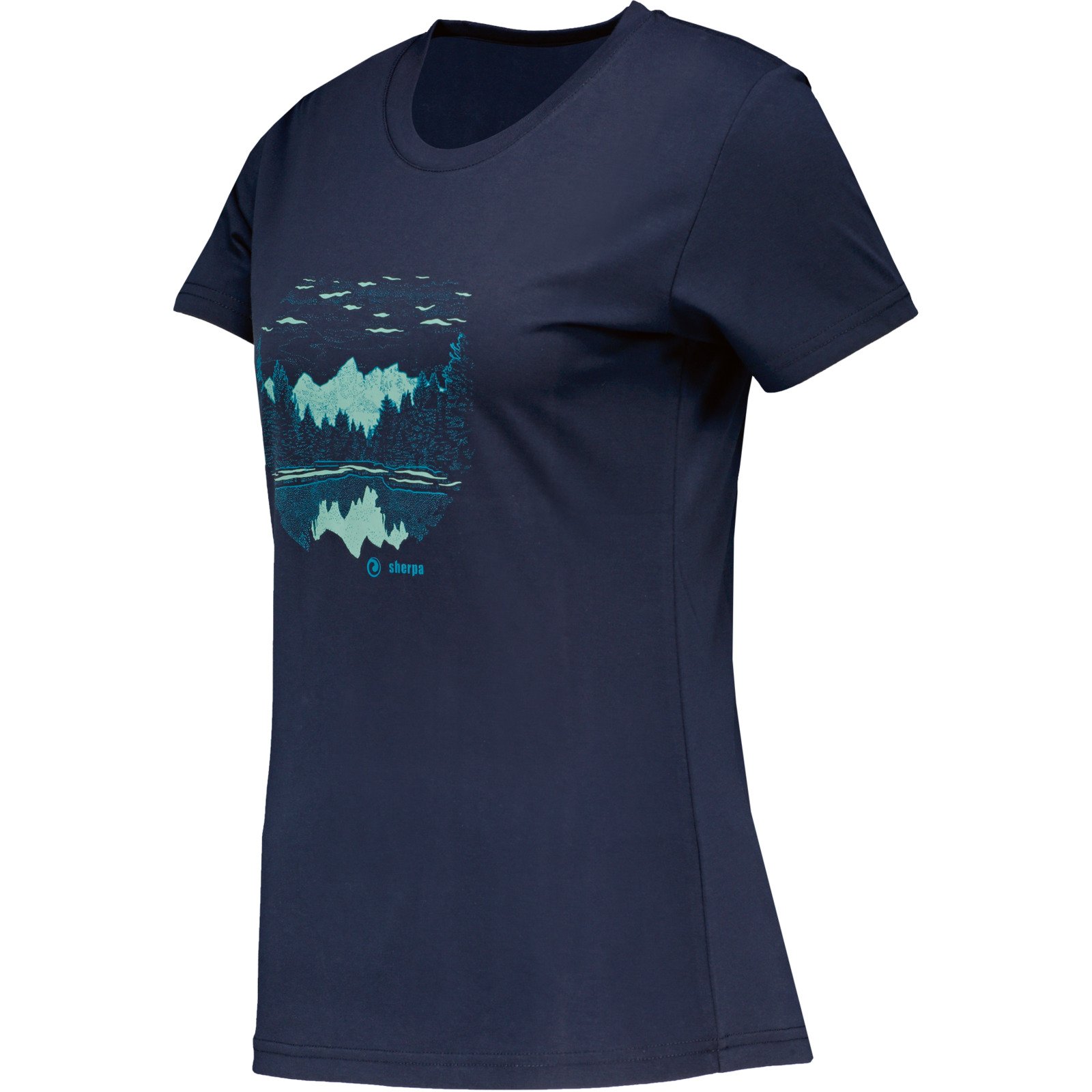Sherpa Damen-T-Shirt Yongzin S, dunkelblau
