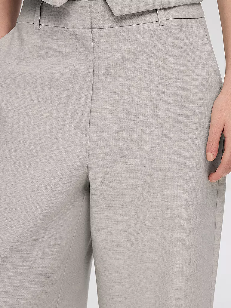 SELECTED FEMME Businesshose SLFRITA Wide Fit hellgrau