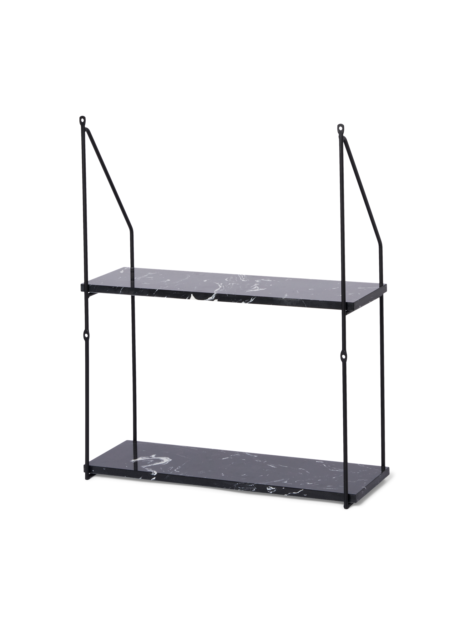 Væghylde | Marmor/jern. 45 x 16,5 x 56 cm. | Off White