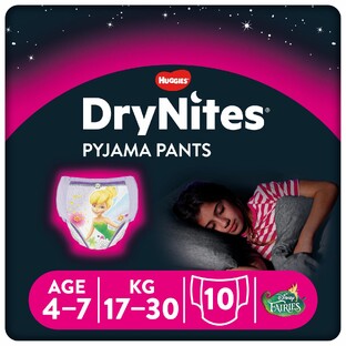 Huggies DryNites Girls Maat M (17-30kg) 10ST