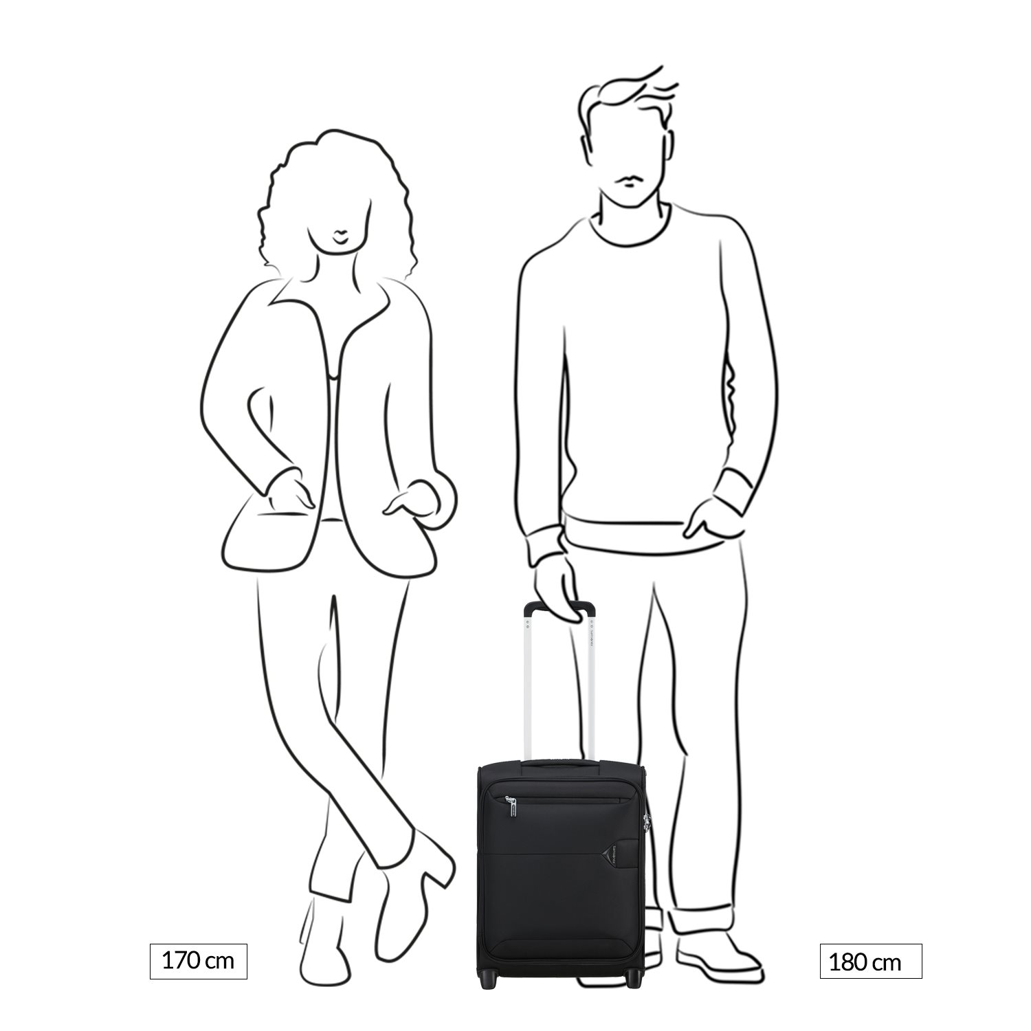 Samsonite Urbify Upright 45 Underseater black