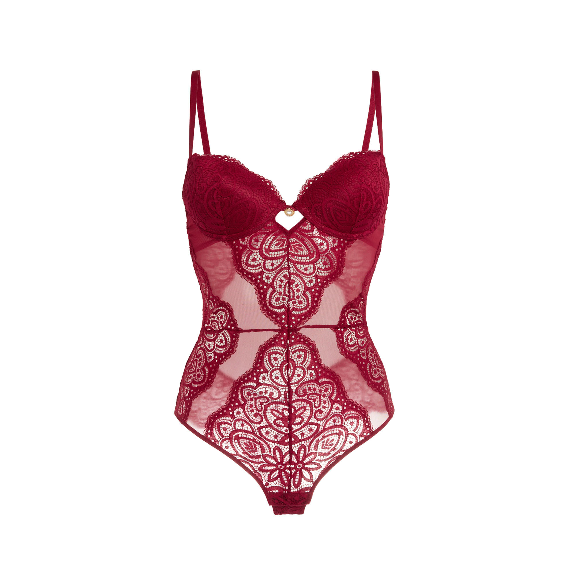 Body push-up en dentelle