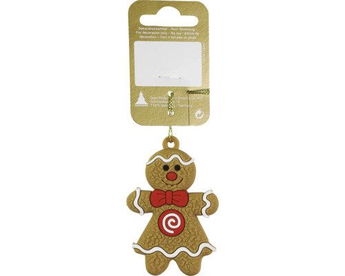 Kerstdecoratie hanger peperkoekenvrouw kleurrijk