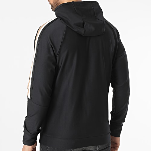 Veste Zippée Capuche A Bandes Sicon MB 1 50504552 Noir