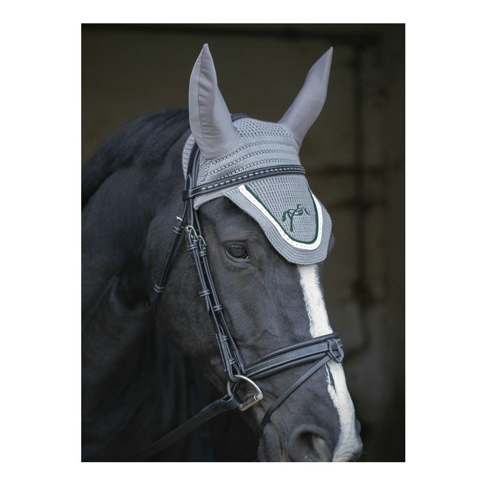 Pénélope POINT SELLIER - Bonnet anti-mouches gris clair/vert
