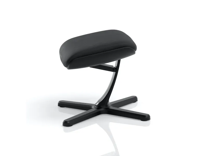 noblechairs NBL-FR-PU-BED, Sort, Aluminium, Stof, Skum, Plast, 0 - 45°, 490 mm, 400 mm, 450 mm