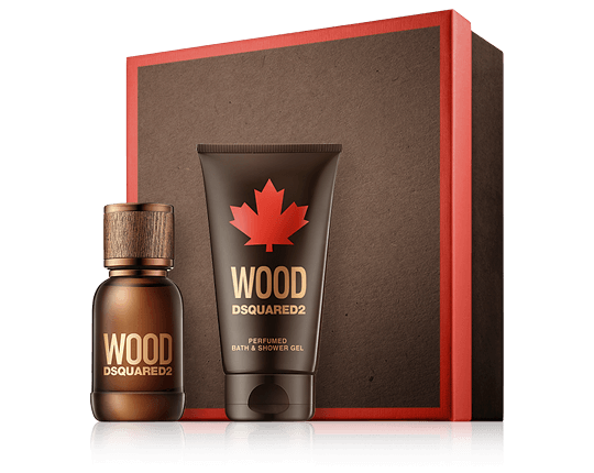 Dsquared² Wood pour Homme Set mit Bath & Shower Gel 30ml-50ml