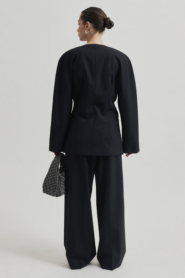Second Female Elevate Blazer Black