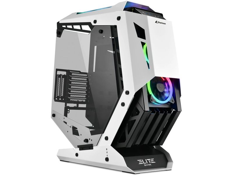 Sharkoon PC-Gehäuse Elite Shark CA700 Big-Tower mit fünf 120-Millimeter-RGB-LED-Lüftern