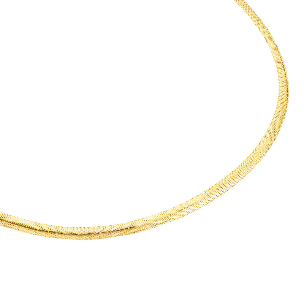 Collier Izaro Maille Flex Or Jaune