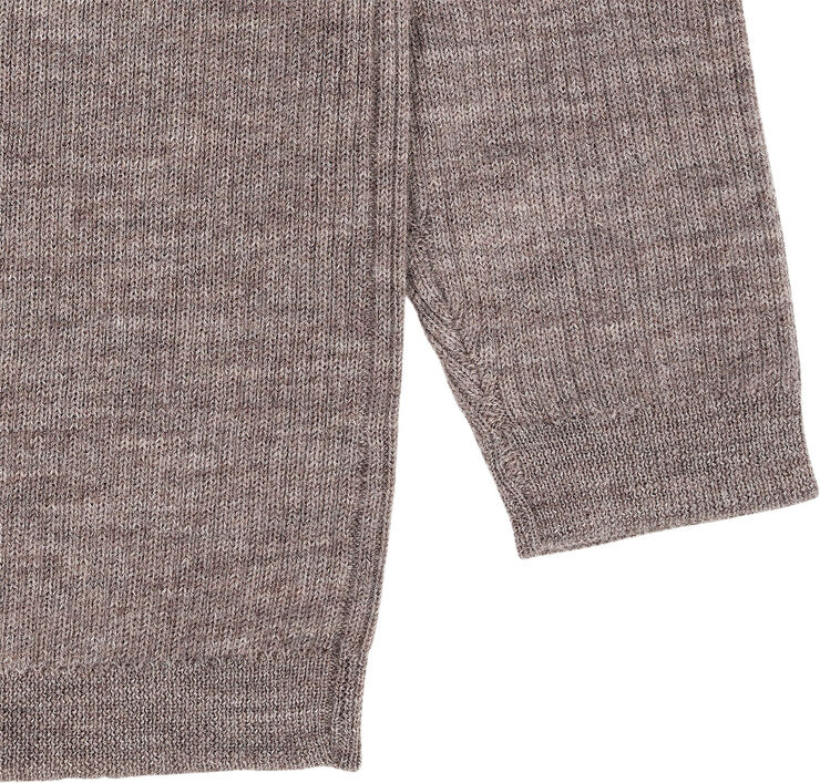 Copenhagen Colors MERINO CLASSIC RIB BLOUSE Natural melange