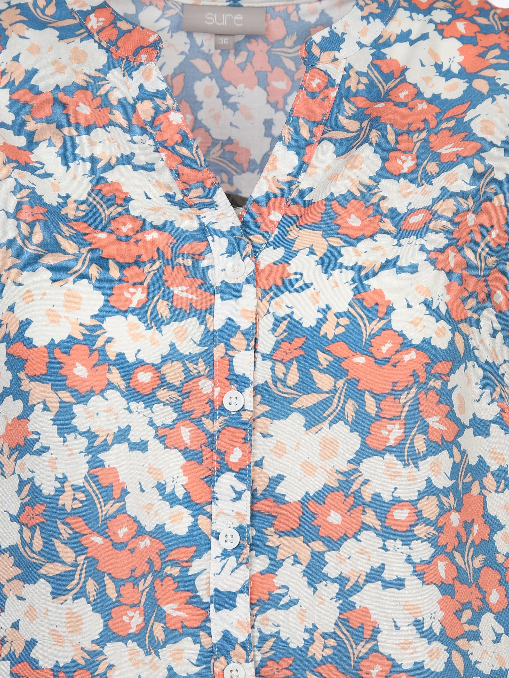 Damen Bluse mit Alloverprint