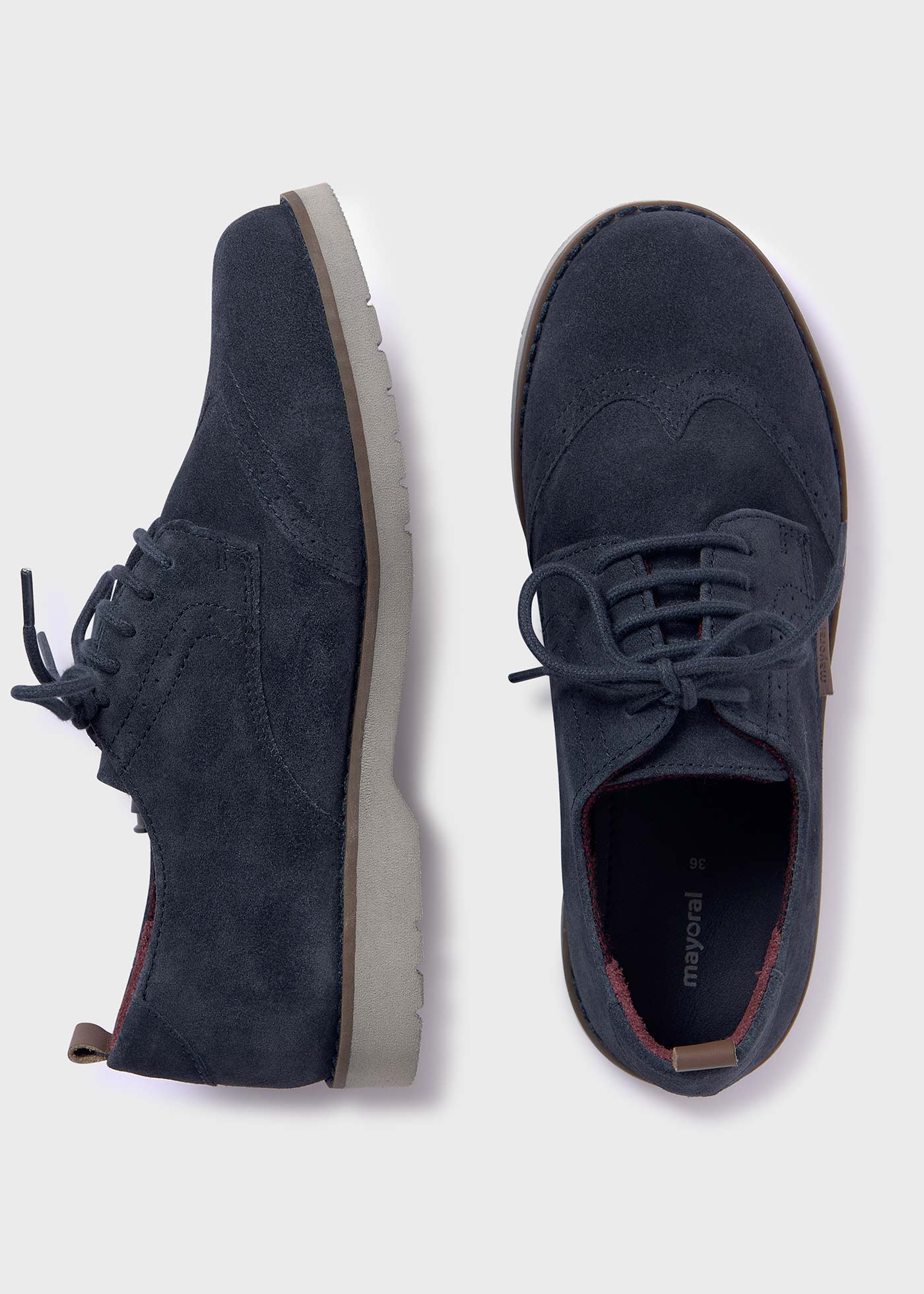 Sapato oxford infantil de couro