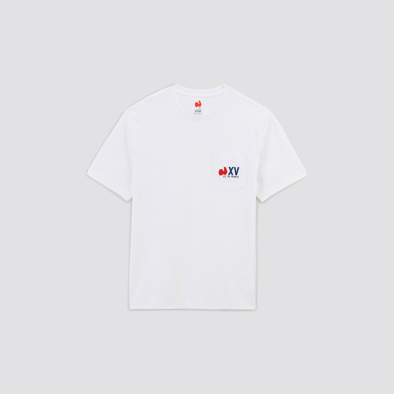 Tee-shirt licence France rugby Blanc