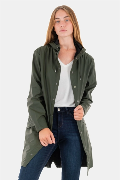 Blousons et vestes rains long jacket 03 green