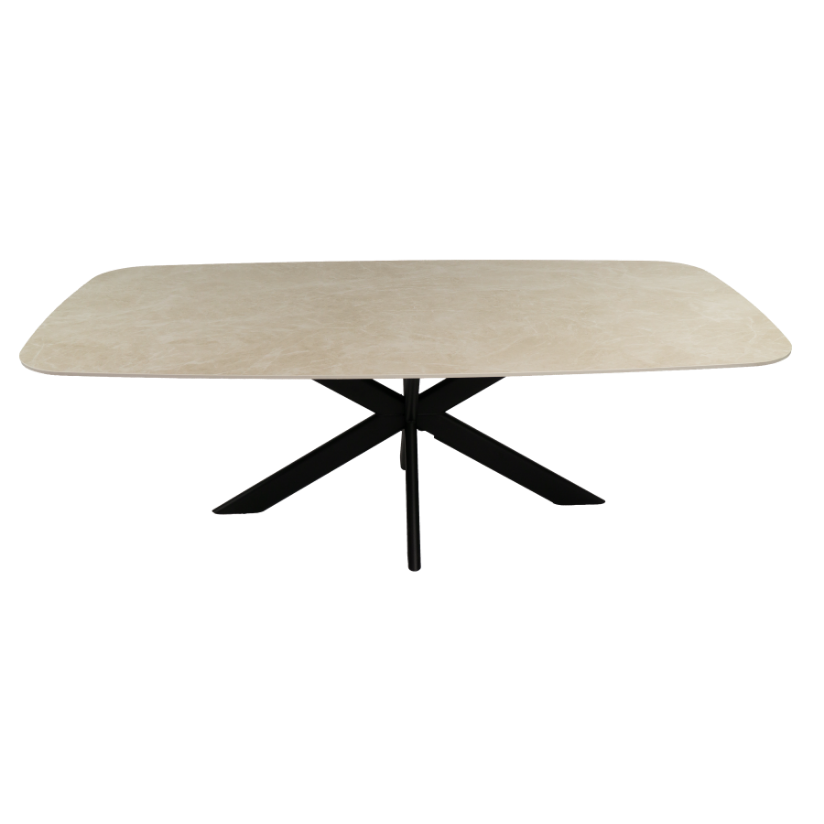 Eettafel Deens ovaal Fume 220x110 cm