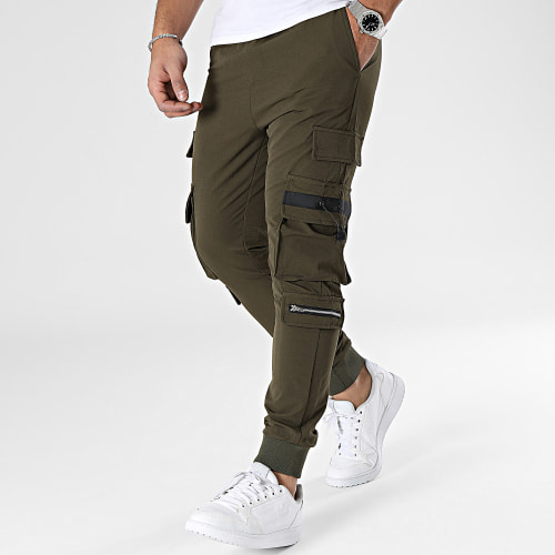 Pantalon Cargo Vert Kaki