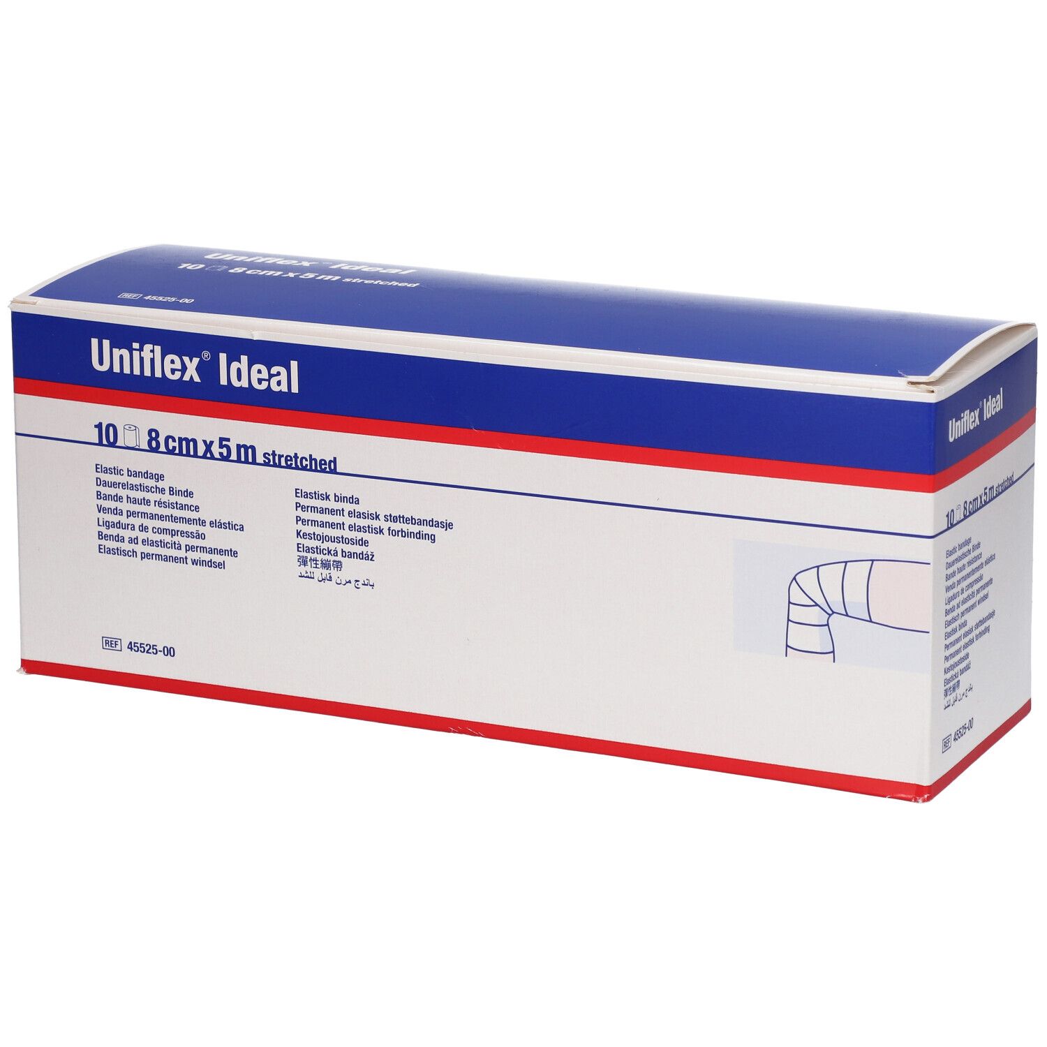 Uniflex® Ideal 8 cm x 5 m weiß